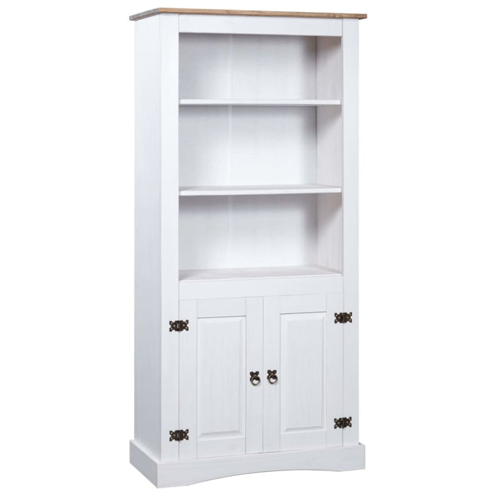Cupboard Mexican Pine Corona Range White 80x40x170 Cm Xnxlxa
