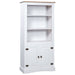 Cupboard Mexican Pine Corona Range White 80x40x170 Cm Xnxlxa
