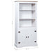 Cupboard Mexican Pine Corona Range White 80x40x170 Cm Xnxlxa