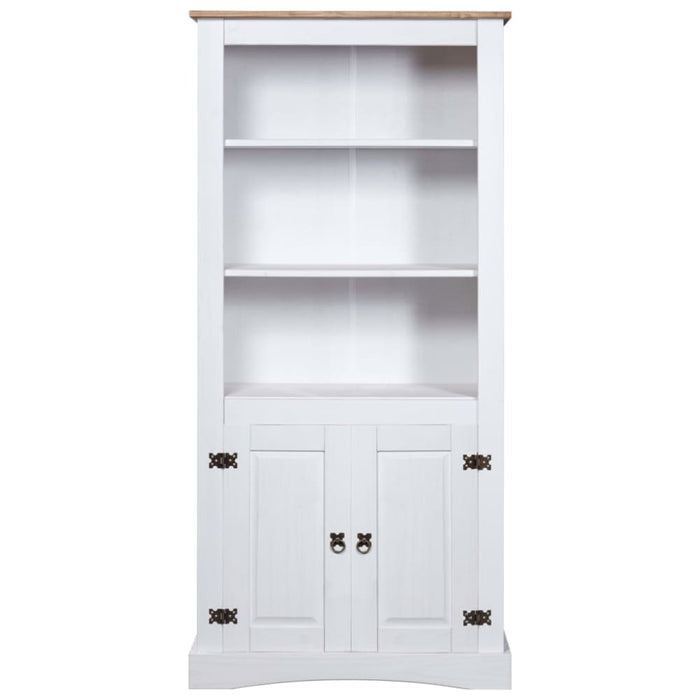 Cupboard Mexican Pine Corona Range White 80x40x170 Cm Xnxlxa