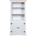 Cupboard Mexican Pine Corona Range White 80x40x170 Cm Xnxlxa