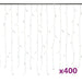 Led Curtain Icicle Lights 10m 400 Cold White 8 Function