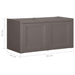 Cushion Box Grey 86x40x42 Cm 85 l Tablot