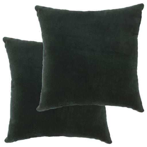 Cushions Cotton Velvet 2 Pcs 45x45 Cm Green Xnabat