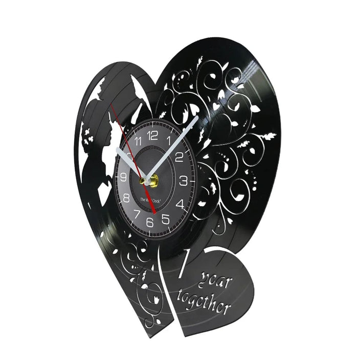 Custom 1st Anniversary Wall Clock for Him/her