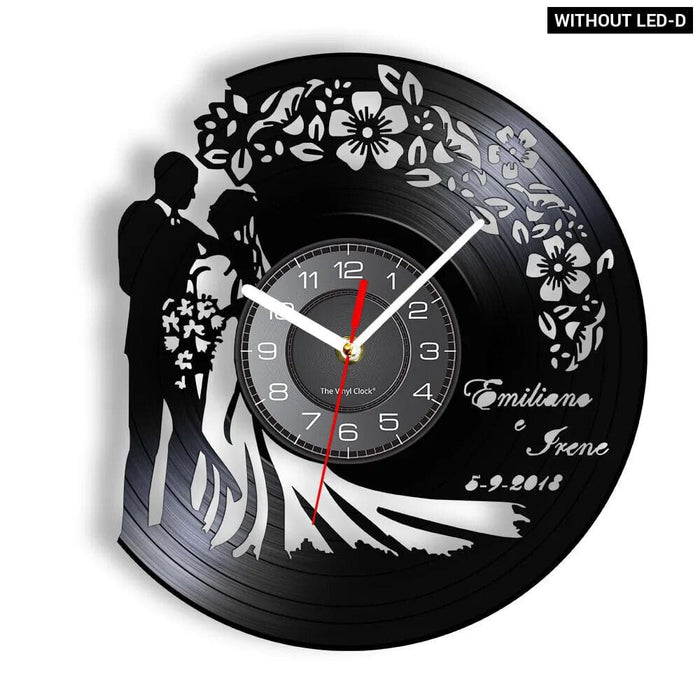 Custom 1st Anniversary Wall Clock for Him/her