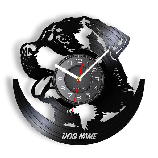 Custom Dog Lp Vinyl Record Wall Clock