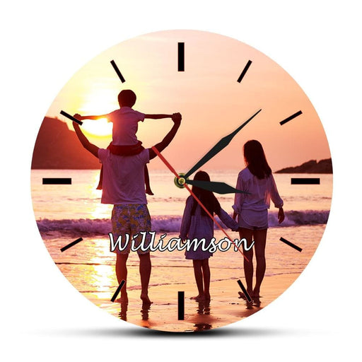 Custom Photo Picture Wall Clock Full Colour Hd Printing