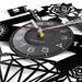 Custom Tattoo Studio Vinyl Record Wall Clock