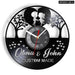 Custom Vinyl Record Wedding Clock