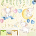 Cute Baby Elephant On The Moon Wall Stickers For Kids Room