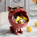 Cute Cat Statue Big Mouth Dog Total Décor Storage Box Resin