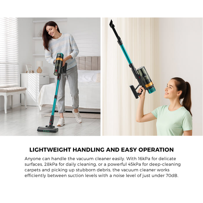 Cordless Stick Vacuum Cleaner Handstick Bagless Vac Handheld 45Kpa