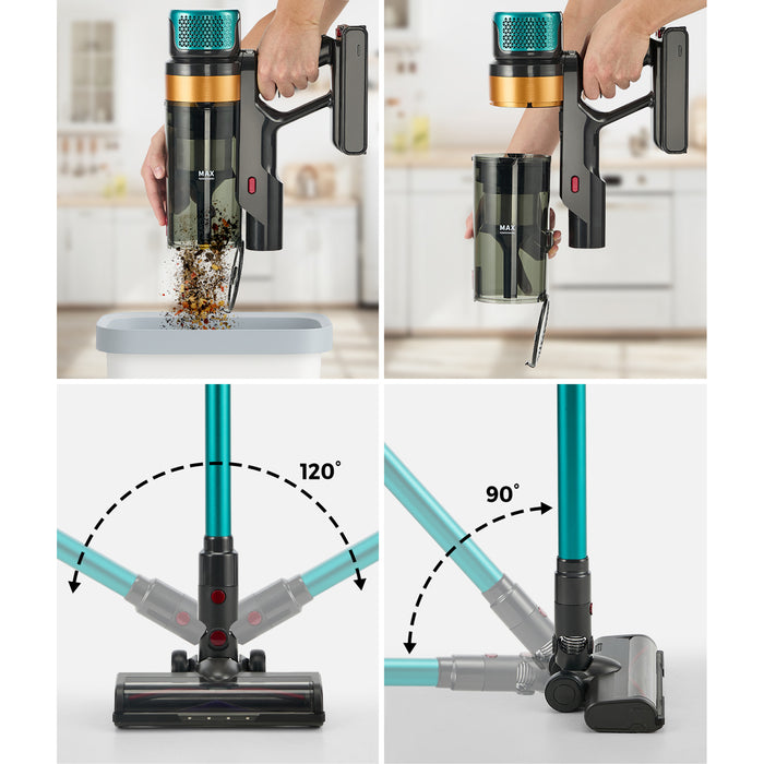Cordless Stick Vacuum Cleaner Handstick Bagless Vac Handheld 45Kpa