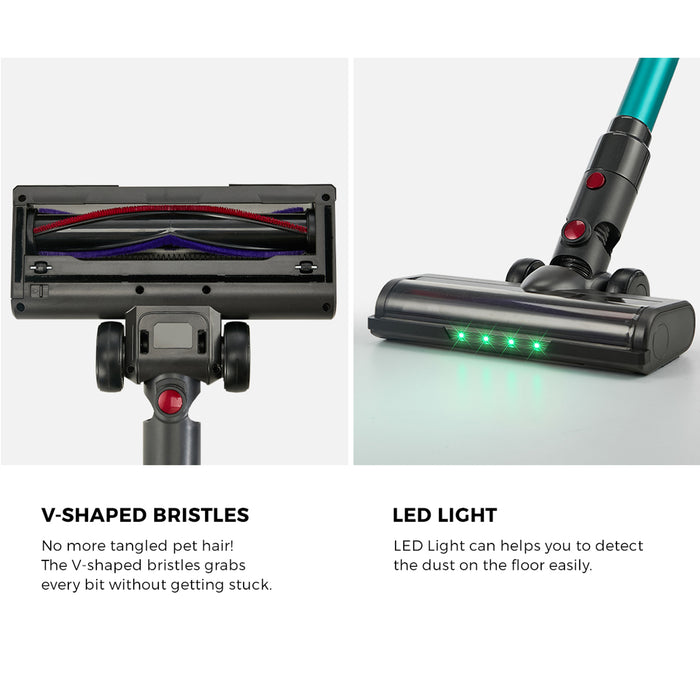 Cordless Stick Vacuum Cleaner Handstick Bagless Vac Handheld 45Kpa