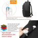 Cxs 615 Multifunctional Oxford Laptop Bag Backpack