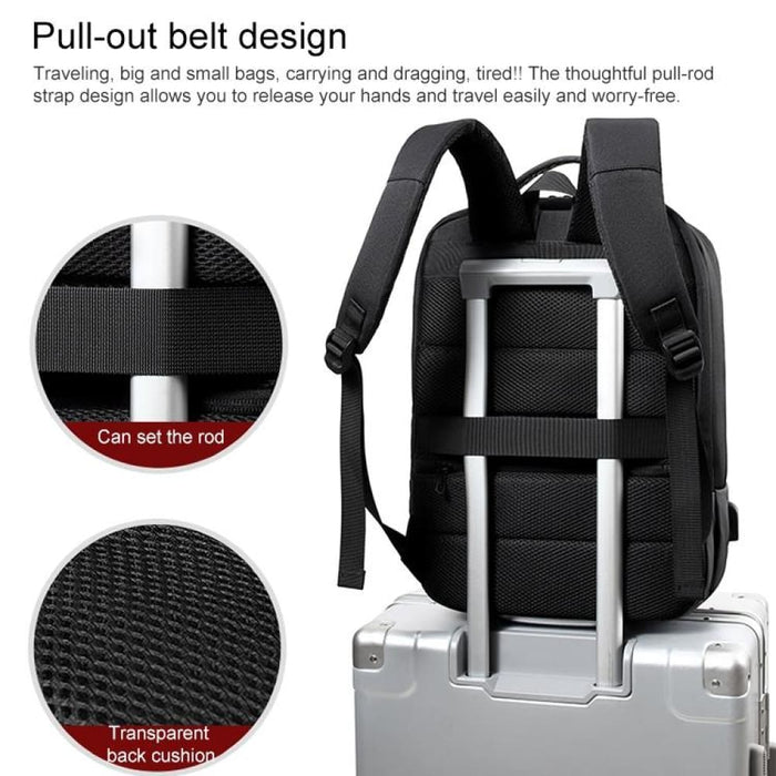 Cxs 618 Multifunctional Oxford Laptop Bag Backpack