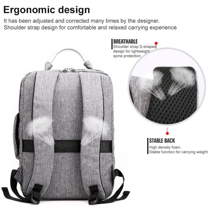 Cxs 620 Multifunctional Oxford Laptop Bag Backpack