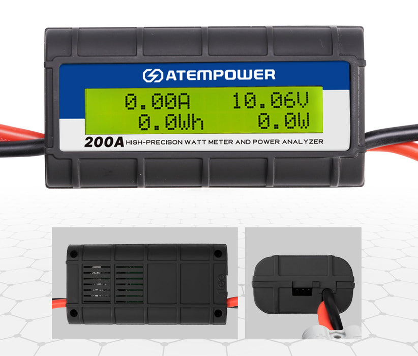 200Amp 12V Digital Volt Watt Meter