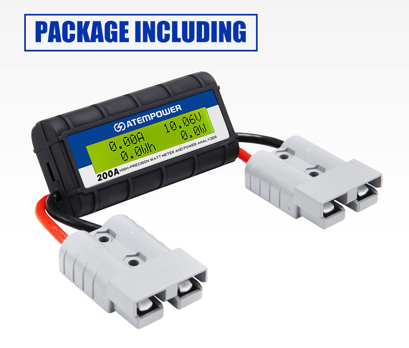200Amp 12V Digital Volt Watt Meter
