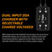 D250se Dual Input Dc - dc 20a Smart Battery Charger Power