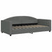Single Size Daybed with Trundle and Drawers Dark Grey