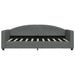 Single Size Daybed with Trundle and Drawers Dark Grey