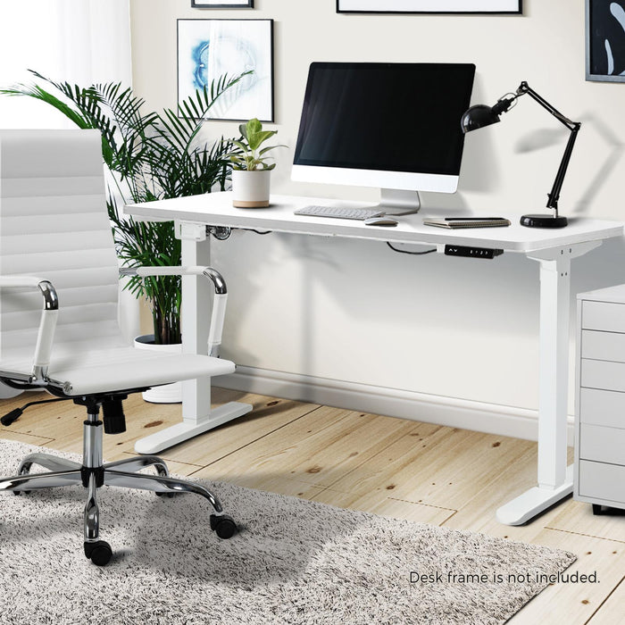 Standing Desk Board Adjustable Top Computer Table Sit Stand Desk White