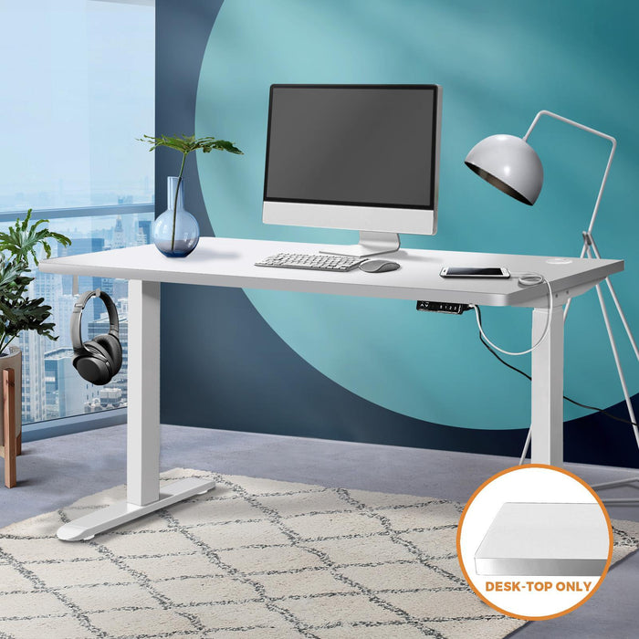 Standing Desk Board Adjustable Top Computer Table Sit Stand Desk White