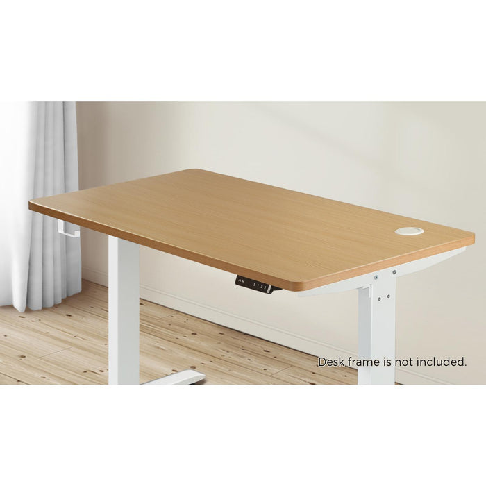 Standing Desk Top Adjustable Electric Desk Board Computer Table Oak