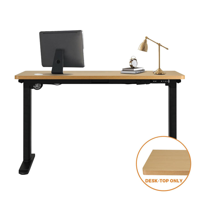 Standing Desk Top Adjustable Electric Desk Board Computer Table Oak