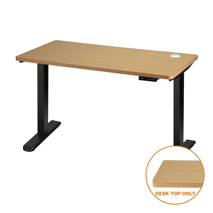 Standing Desk Top Adjustable Electric Desk Board Computer Table Oak