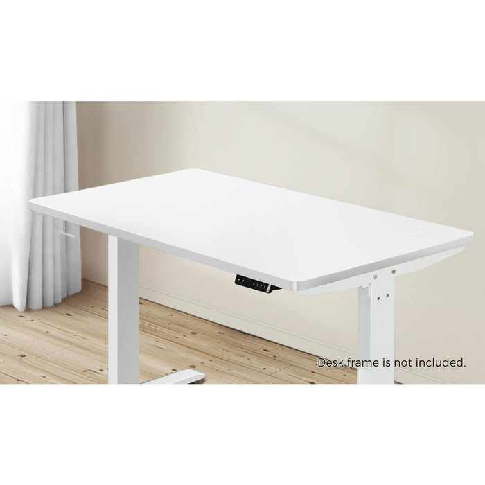 Standing Desk Top Adjustable Electric Desk Board Computer Table White