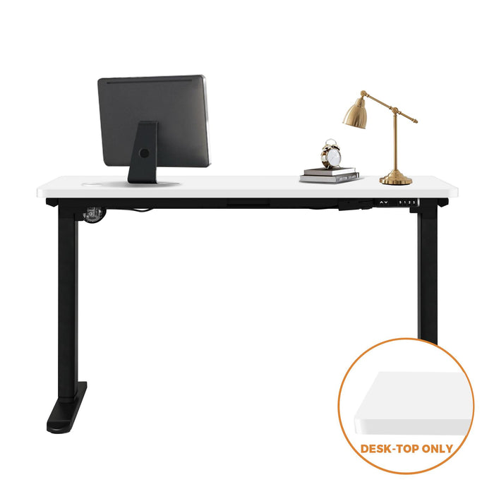 Standing Desk Top Adjustable Electric Desk Board Computer Table White