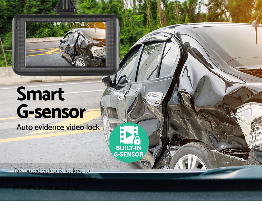 Dash Camera 1080P Hd Cam Car Recorder Dvr Video Vehicle Carmera 32Gb