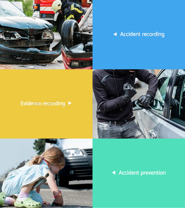 Dash Camera 1080P Hd Cam Car Recorder Dvr Video Vehicle Carmera 32Gb