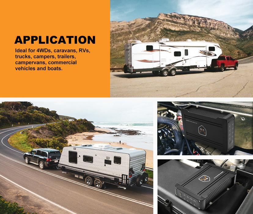 12V 20A Dc To Dc Mppt Battery Charger For Dual Battery System