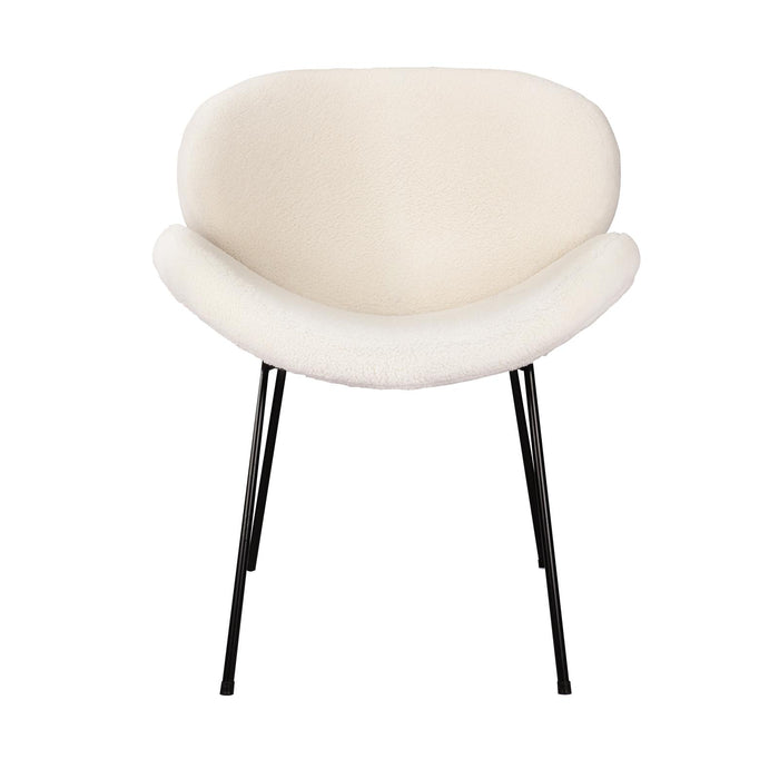 2X Dining Chair Accent Chairs Tub Armchairs Sherpa 4 Style