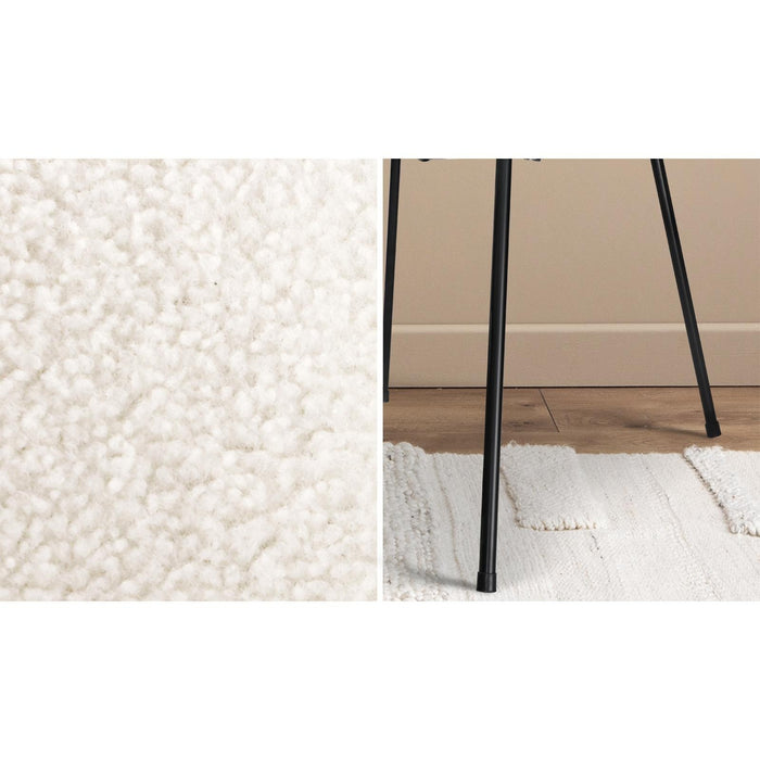 Armchair Dining Chair Accent Chairs Tub Armchairs Sherpa White