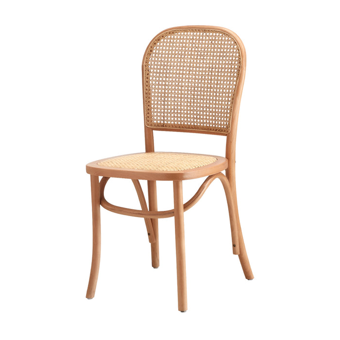Dining Chairs Wooden Chairs Rattan Accent Chair Beige