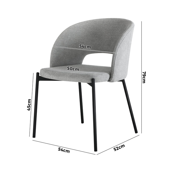 Armchair Dining Chair Accent Chairs Tub Armchairs Sherpa Grey & Black