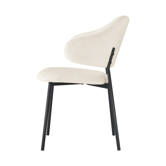 2X Dining Chair Accent Chairs Tub Armchairs Sherpa 4 Style