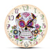 Day Of The Dead Mexican Floral Skull Wall Clock Dia De