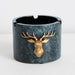 Deer Head Pattern Windproof Ashtray for Home Office Hotel