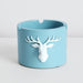 Deer Head Pattern Windproof Ashtray for Home Office Hotel