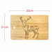 Deer Meat Cut Custom Cutting Board