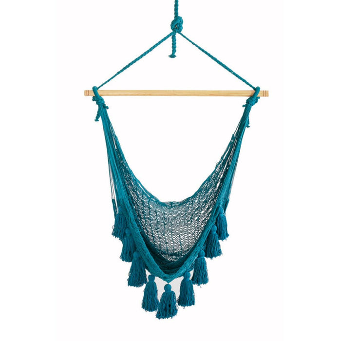 Deluxe Extra Large Mexican Hammock Chair in Outdoor Cotton