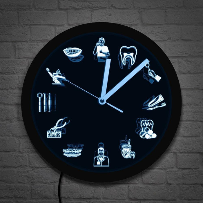 Dental Clinic Led Wall Clock