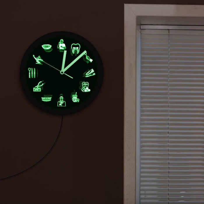 Dental Clinic Led Wall Clock