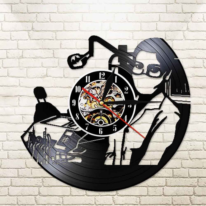Dentist Vinyl Record Wall Clock Dentistry Office Art